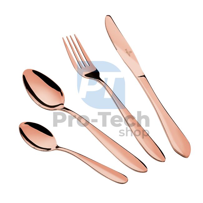 24-teiliges Besteckset aus Edelstahl ROSE GOLD 19511