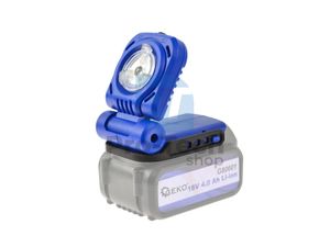 Akkubetriebene LED Lampe 18V Geko One Power 09556