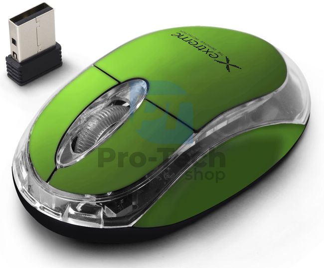 Kabellose 3D-USB-Maus HARRIER, grün 73445