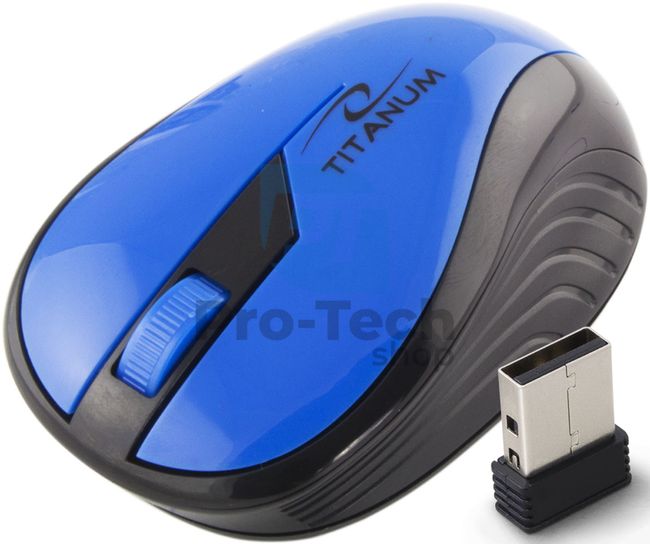 Kabellose 3D-USB-Maus RAINBOW, blau 73413