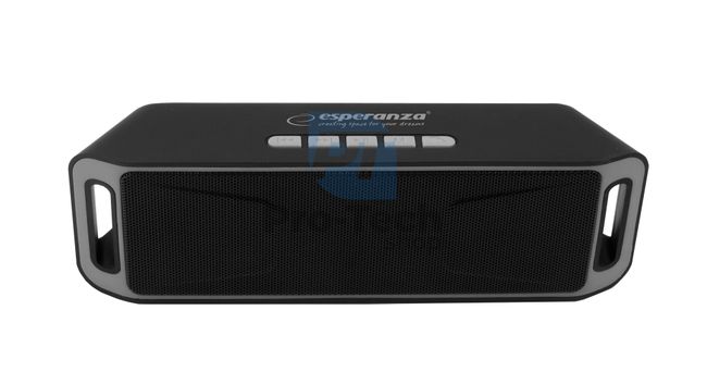 Bluetooth-Lautsprecher mit FM-Radio FOLK, schwarz-grau 73260