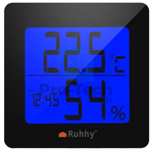 Digitales Thermometer mit Hygrometer Ruhhy 19161 74107