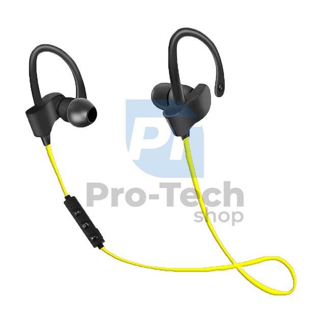 Bluetooth-Freisprecheinrichtung, Sport, schwarz und gelb 72808