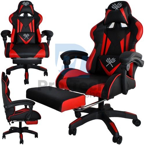 Gaming-Stuhl - schwarz und rot MALATEC 74310