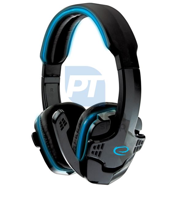 Gaming-Headset mit Mikrofon RAVEN, blau 72657