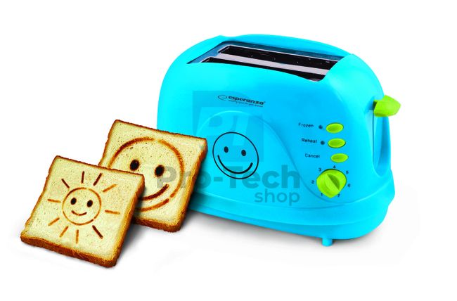 Toaster SMILEY, blau 73075