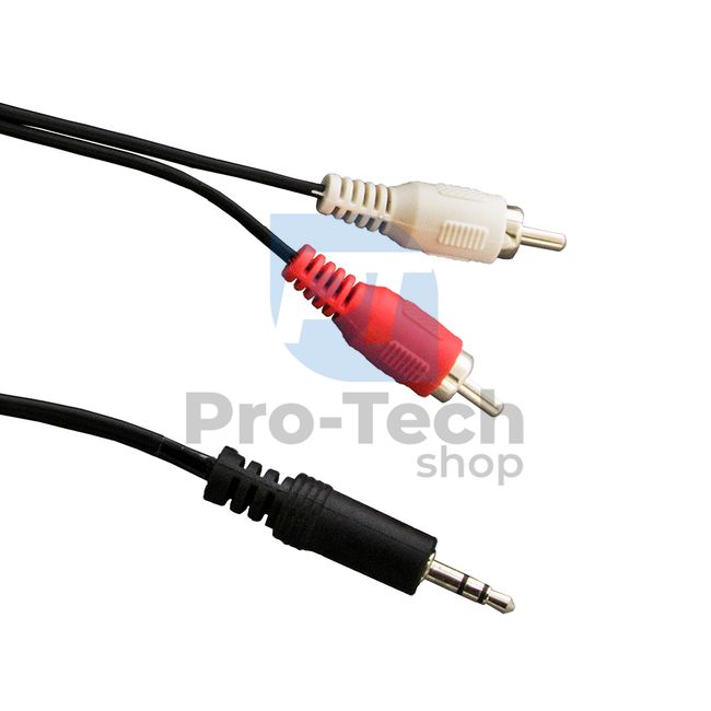 Kabel Mini Jack 3.5mm - 2xRCA 3m 72399