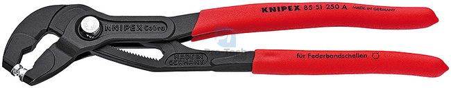 Schlauchklemmenzange mit rutschfesten Griffen 250 mm KNIPEX 08465