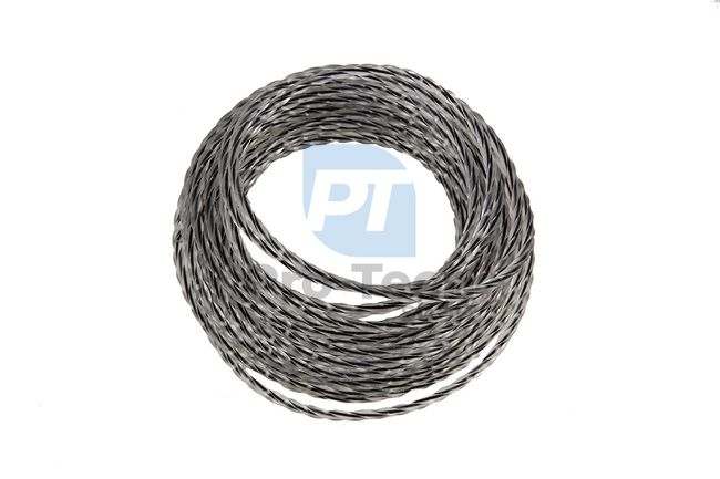 Verstärkte Trimmerschnur 2,4mm 15m Carbon 04614