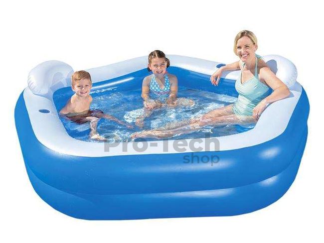 Aufblasbares Schwimmbad mit Sitzen 213x207x69cm BESTWAY 54153 74653