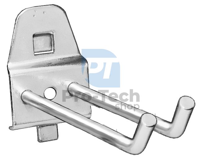 Zubehör für gelochte Werkzeugwand, zweiteilige Haken groß 6St. 18046