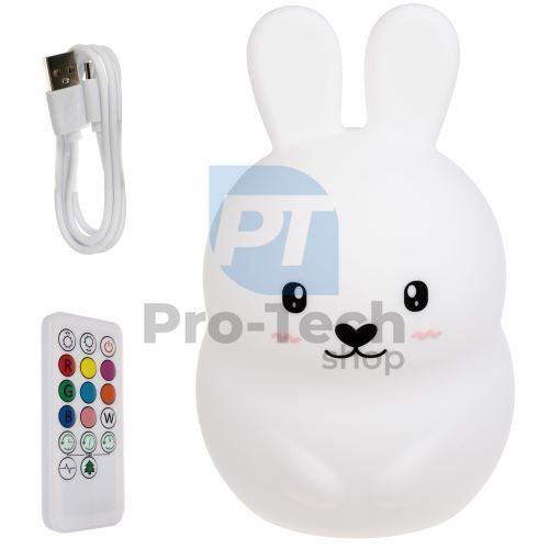 RGB-Nachtlicht mit Fernbedienung - rabbit 75008