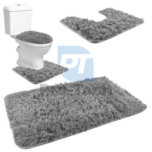 Badteppich-Set - grau D8312 75053