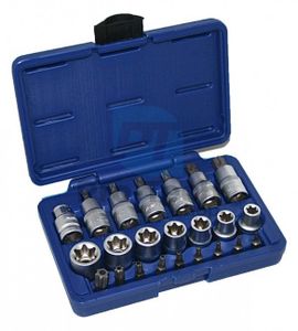 Satz Steckschlüssel und Bits TORX 23tlg. Pro ASTA A-TX SET-23 02889