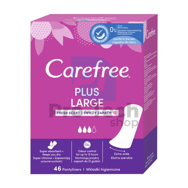 Intimraspeln - Frischer Duft Carefree Plus Large 46 Stück 30556