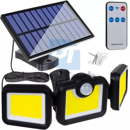 Solarlampe 171 LED mit externem Panel Izoxis 75175