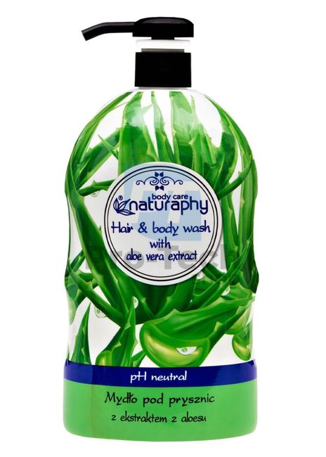 Duschgel und Shampoo 2in1 mit Aloe-Vera-Extrakt Naturaphy 1000ml 30036