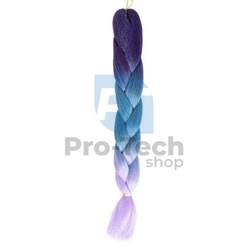 Kunsthaarzöpfe ombre blau/violett W10342 75310