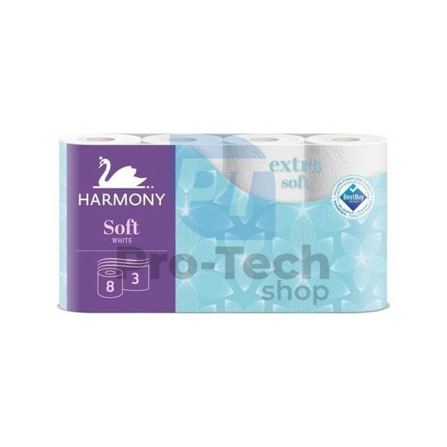 3-lagiges Toilettenpapier HARMONY SOFT - 8St. 30355