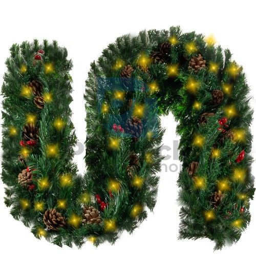 Weihnachtsgirlande 2,7m mit LED-Lichtern Ruhhy 22322 76143