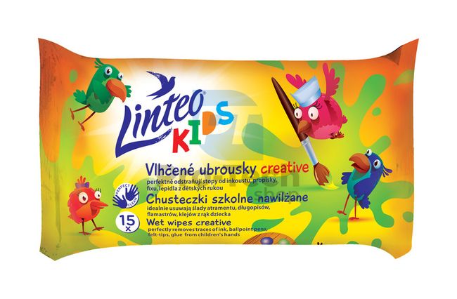 Linteo Kinder Schule Feuchttücher 15 Stück 30433