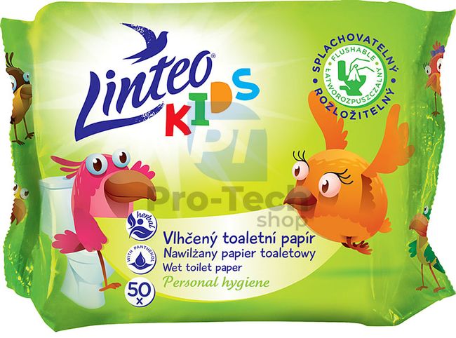 Feuchtes Toilettenpapier Linteo Kids 50 Stück 30442