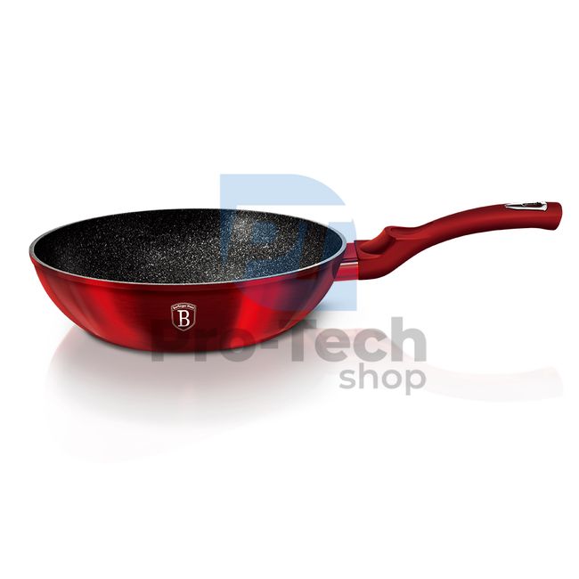 WOK-Pfanne mit Marmoroberfläche 30cm METALLIC LINE BURGUNDY EDITION 19071