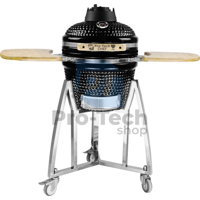 Garten Keramik Grill Kamado CL-16 schwarz Pro-Tech CHEF 40288