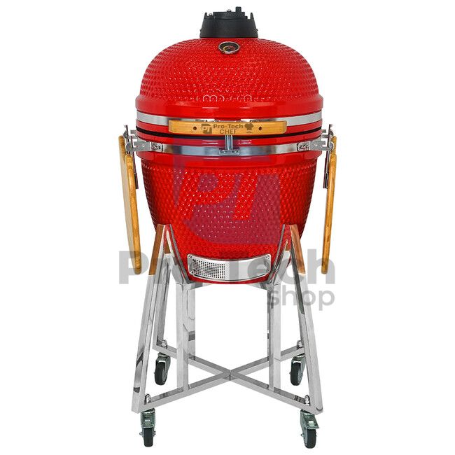 Garten Keramik Grill Kamado CL-21 rot Pro-Tech CHEF 40393