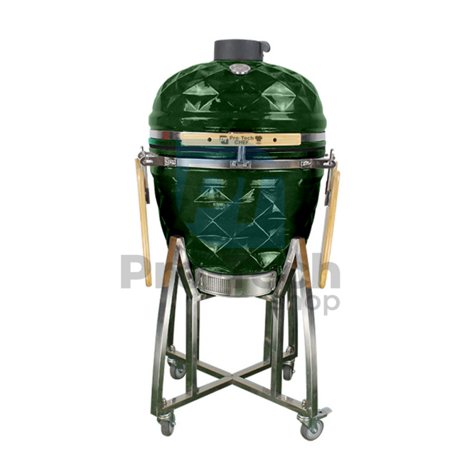 Garten Keramik Grill Kamado DM-18 grün Pro-Tech CHEF 40530